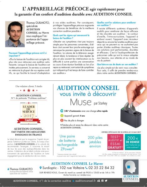 Où trouver un audioprothésiste proche Le Havre 76